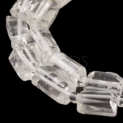Natural Quartz Crystal Beads Strands LS-G-M403-B17-1