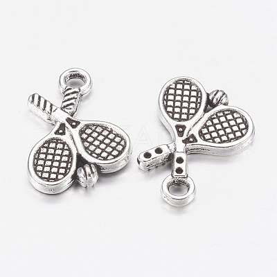 Tibetan Style Zinc Alloy Pendants TIBEP-R334-135AS-RS-1