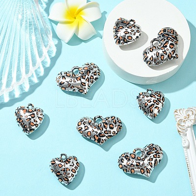 8Pcs 2 Colors Acrylic Pendants OACR-YW0002-55-1