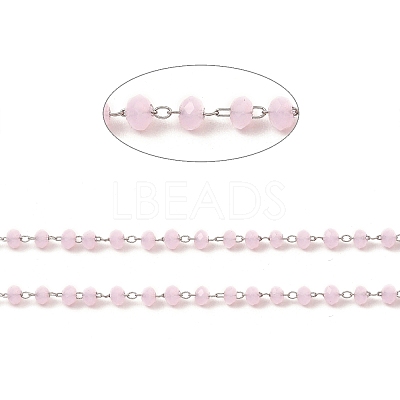 Glass Round Beaded Chain CHS-B003-01A-1