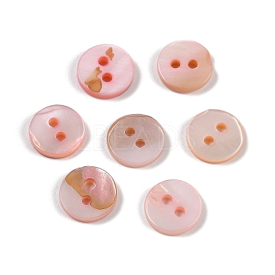 Freshwater Shell Buttons SHEL-C005-01C-08-1