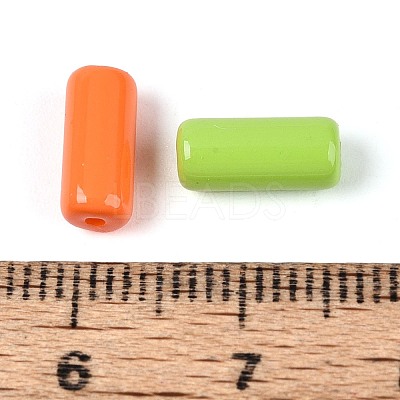 Opaque Acrylic Beads SACR-T035-32M-1