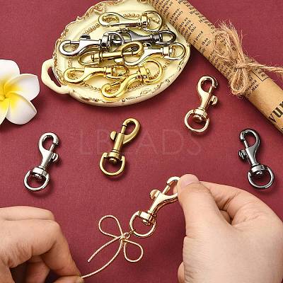 12Pcs 6 Styles Alloy Swivel Clasps FIND-CJ0004-19-1