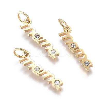 316 Surgical Stainless Steel Pendants STAS-L242-05G-1