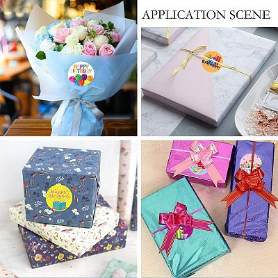 Birthday Themed Pattern Self-Adhesive Stickers DIY-E023-08G-1