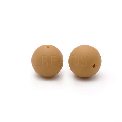 Round Food Grade Eco-Friendly Silicone Beads SI-JX0066A-36-1