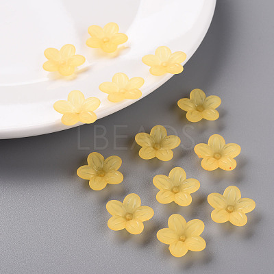 Frosted Acrylic Bead Caps MACR-S371-08A-719-1