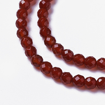 Natural Carnelian Beads Strands G-F596-12A-3mm-1