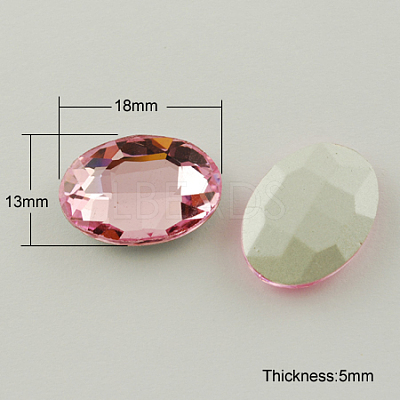 Glass Pointed Back Rhinestone RGLA-Q012-M-1