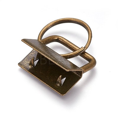 Electroplate Iron Split Key Rings IFIN-WH0044-01B-AB-1