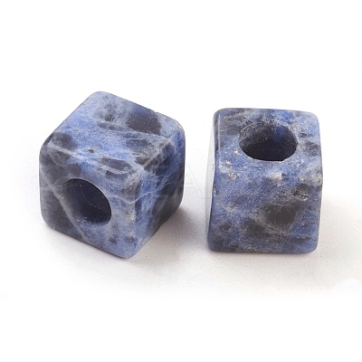 Natural Gemstone European Beads G-F580-B-M-1