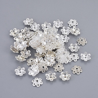 Tibetan Style Alloy Bead Caps K08YE022-1