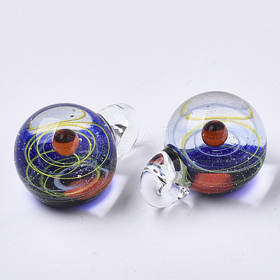 Handmade Lampwork Pendants LAMP-N021-005A-1