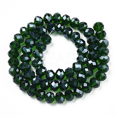 Electroplate Glass Beads Strands EGLA-A034-T4mm-A31-1