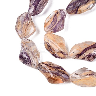 Handmade Lampwork Beads Strands LA-N046-02M-1