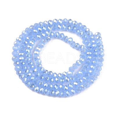Electroplate Glass Beads Strands EGLA-A044-J2mm-A03-1