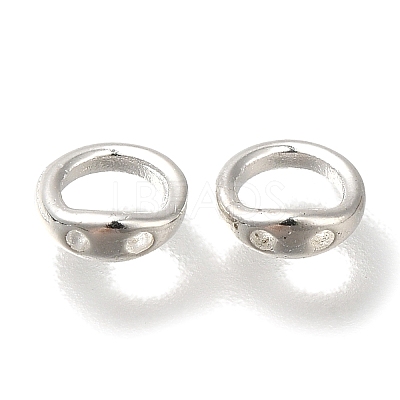 Brass Ring Charm Connectors KK-H502-05S-1