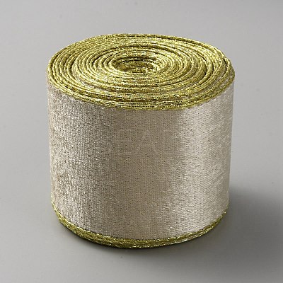 10 Yards Single Face Velvet Wired Ribbon SRIB-WH0011-133B-1