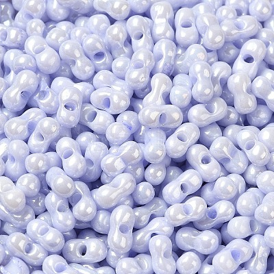 Opaque Colours Luster Glass Seed Beads SEED-B001-01A-11-1