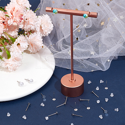 1600Pcs 2 Styles 304 Stainless Steel Flat Round Blank Peg Stud Earring Findings FIND-BBC0003-53B-1