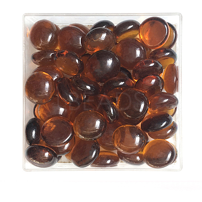 Transparent Glass Cabochons GLAA-WH0015-20G-1