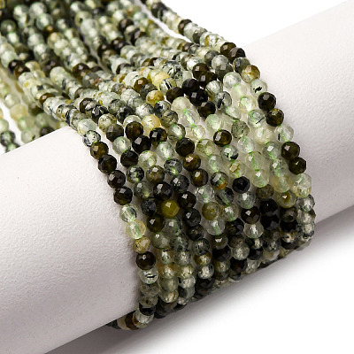 Natural Prehnite Beads Strands G-L629-B05-2mm-1