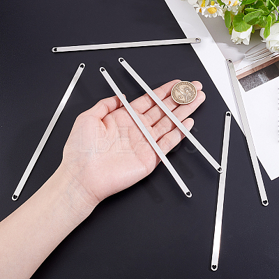 6Pcs Stainless Steel Blank Cuff Bangles MAK-BBC0001-32P-1