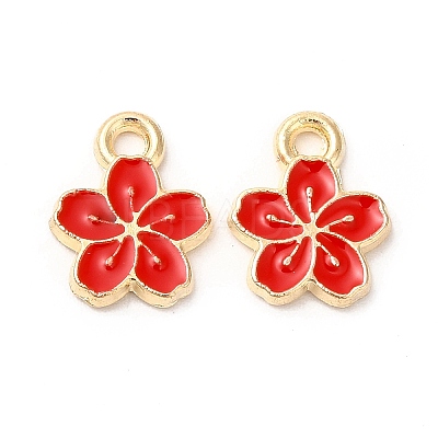 Alloy Enamel Charms ENAM-C005-34G-04-1