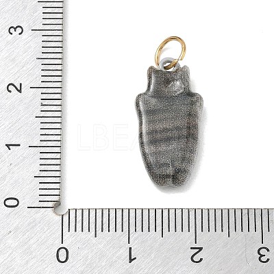 304 Stainless Steel Enamel Pendants SA-CBA08A6-08G-01-1