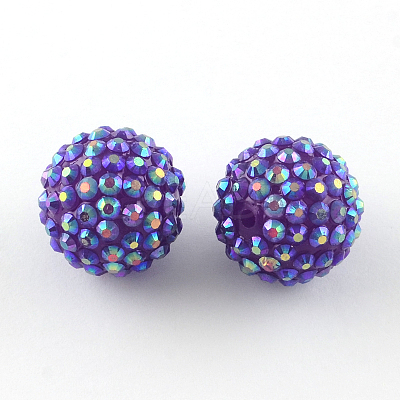 AB-Color Resin Rhinestone Beads RESI-S315-18x20-06-1