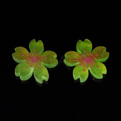 Luminous Resin Cabochons X-RESI-G030-01C-1