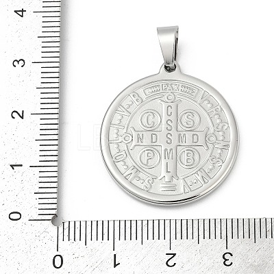 304 Stainless Steel Pendants STAS-A053-24B-P-1