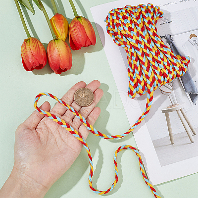 3-Ply Polyester Braided Cord OCOR-WH0060-80A-1
