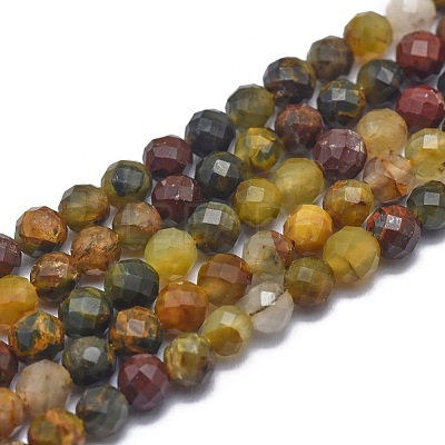 Natural Pietersite Beads Strands G-G792-37B-1