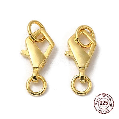 925 Sterling Silver Lobster Claw Clasps STER-D006-21G-1