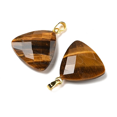 Natural Tiger Eye Pendants G-L614-D04-G02-1
