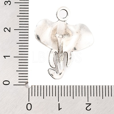 Tibetan Style Alloy Elephant Pendants X-TIBEP-1478-AS-LF-1