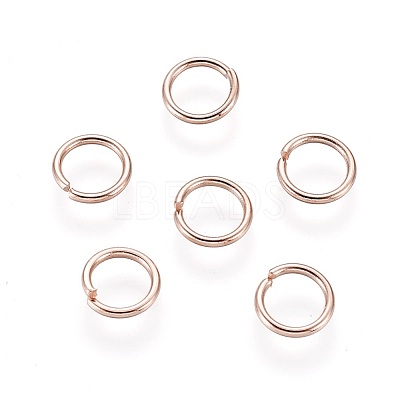 304 Stainless Steel Open Jump Rings STAS-O098-01RG-15-1