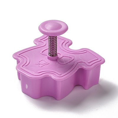 Childhood Themed PET Plastic Cookie Cutters DIY-K056-01-1
