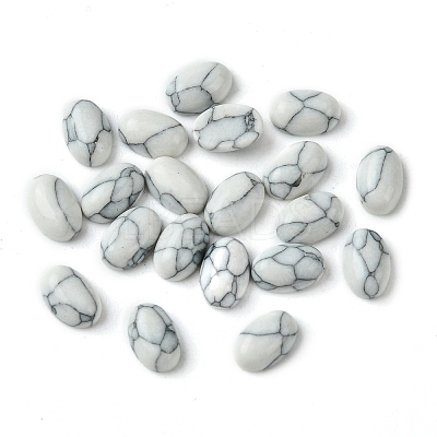 Synthetic Howlite Cabochons G-A094-01A-45-1