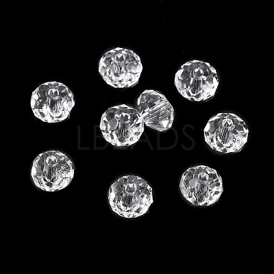 Imitation Austrian Crystal Beads X-SWAR-F068-4x6mm-01-1