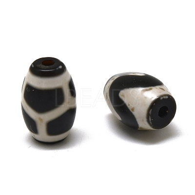 Tibetan Style dZi Beads TDZI-D010-02G-09-1