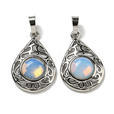 Opalite Pendants G-Q158-05P-06-1
