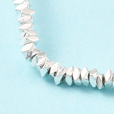 Electroplated Non-magnetic Synthetic Hematite Beads Strands G-G849-05S-1