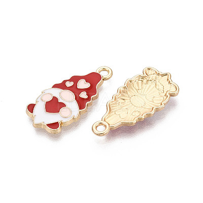 Christmas Alloy Enamel Pendants X-ENAM-T024-21A-G-1