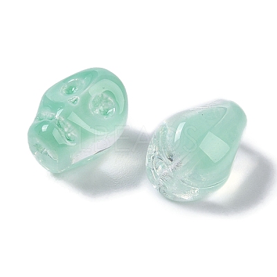 Baking Paint Glass Beads GLAA-S202-17F-1