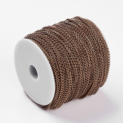 Iron Twisted Chains Curb Chains CHS003Y-R-1