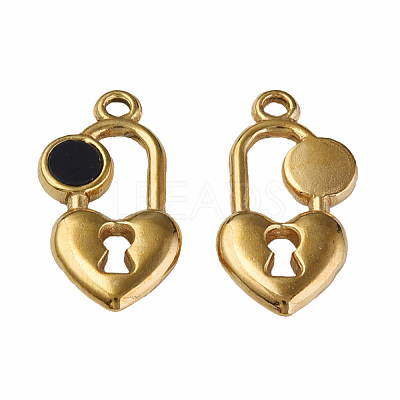 304 Stainless Steel Pendants STAS-N087-53-04G-1