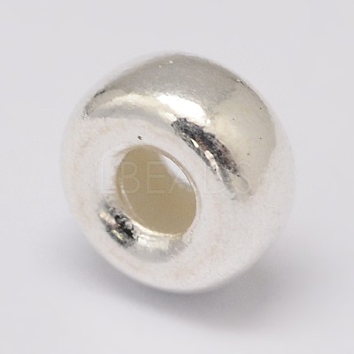 925 Sterling Silver Spacer Beads STER-L063-08A-S-1