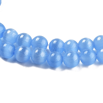 Cat Eye Beads Strands CE-R002-6mm-07-1